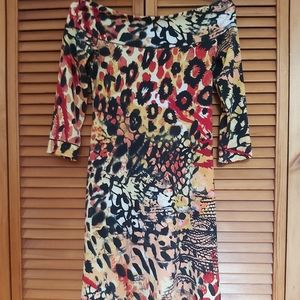 Eva Varro Animal Print Dress